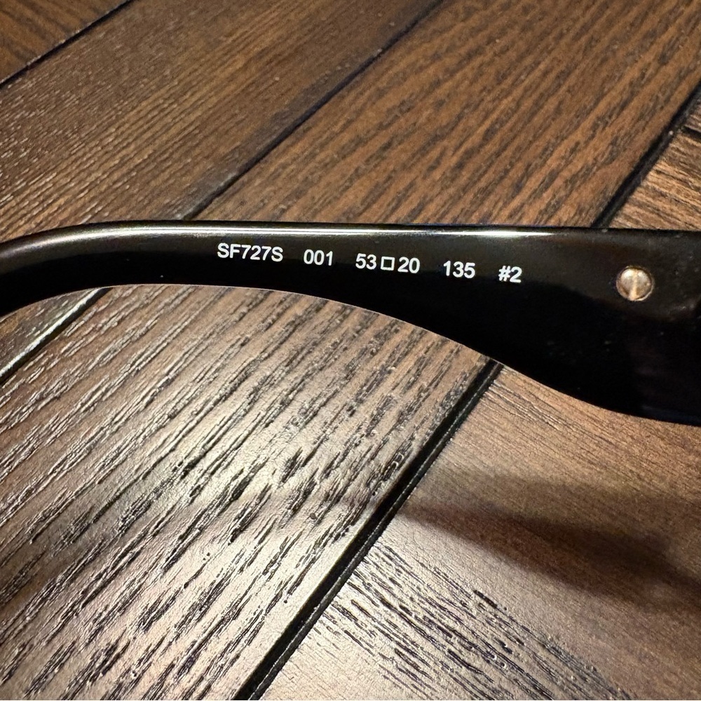 Salvatore Ferragamo SF727S Black Gradient Designer Sunglasses 53mm - Picture 8 of 8